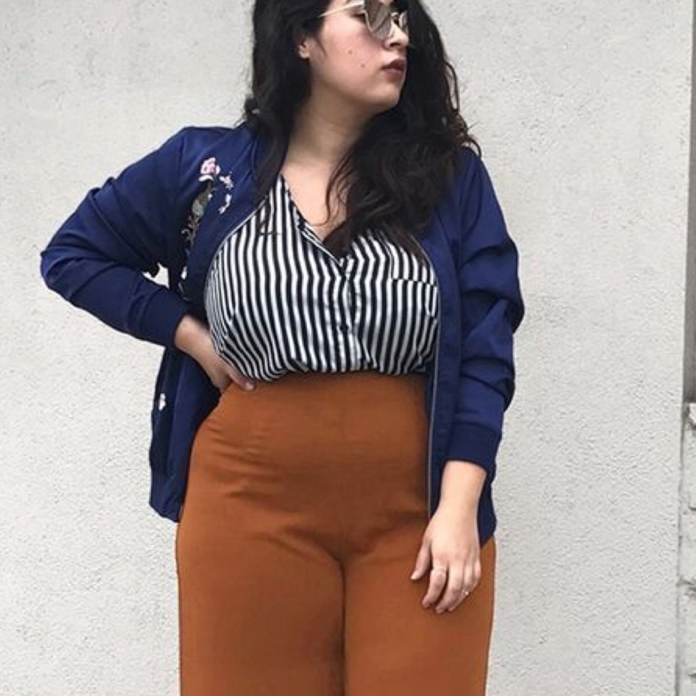 June and Delaney striped blouse sz 2x